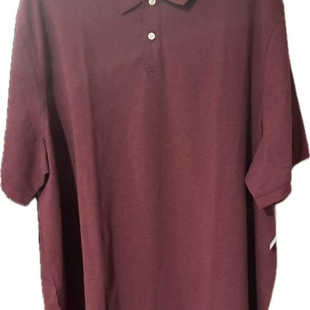 George 3XL Heritage Russet Heather Polo Shirt - NWT